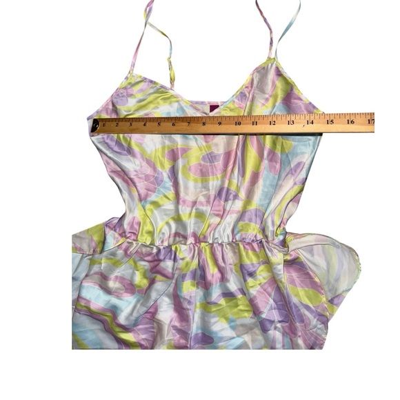 Adore Me lounging‎ Romper multicolored Pastels size Small - Picture 2 of 7